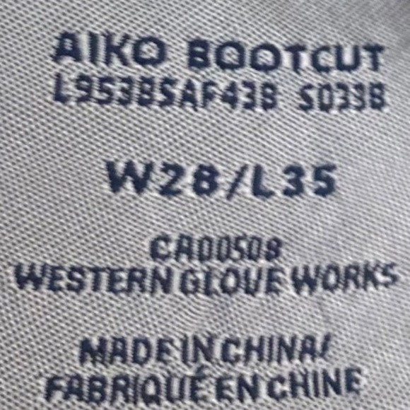 Silver Jeans Co Aiko Bootcut Jeans Dark Wash Thick Stitch W28 - Picture 5 of 7